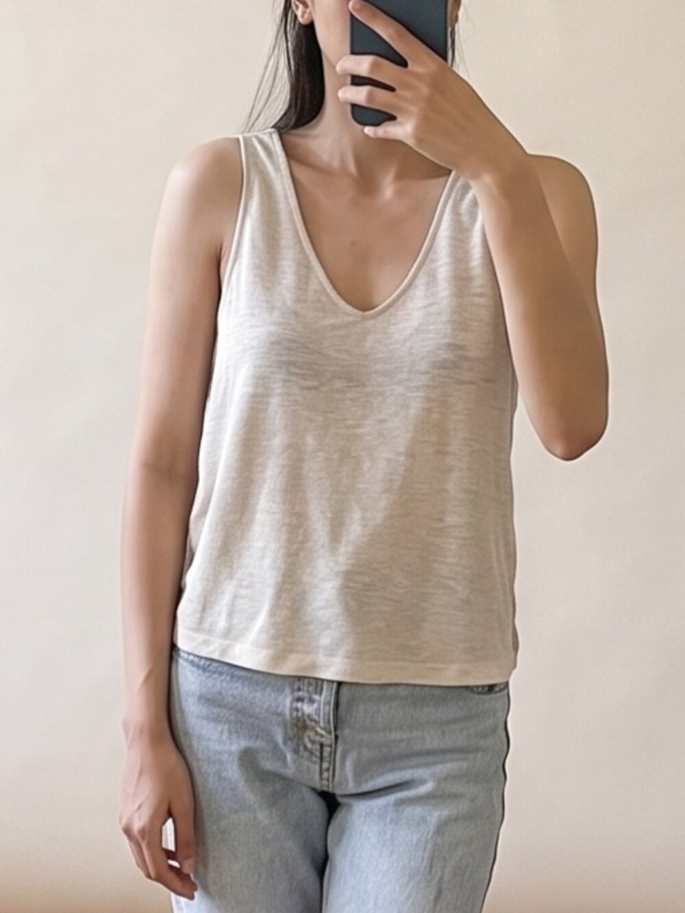 MOTF Beige Tank Top – Size XS